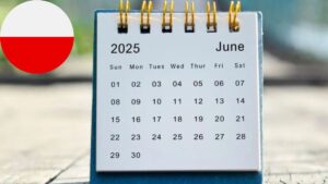 Вихідні дні у Польщі 2025 – календар
