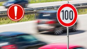 Обмеження швидкості та з’їзд з автобану