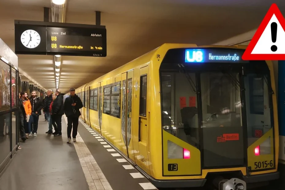 Заборона ножів у громадському транспорті Берліна. На фото: метро в Берліні